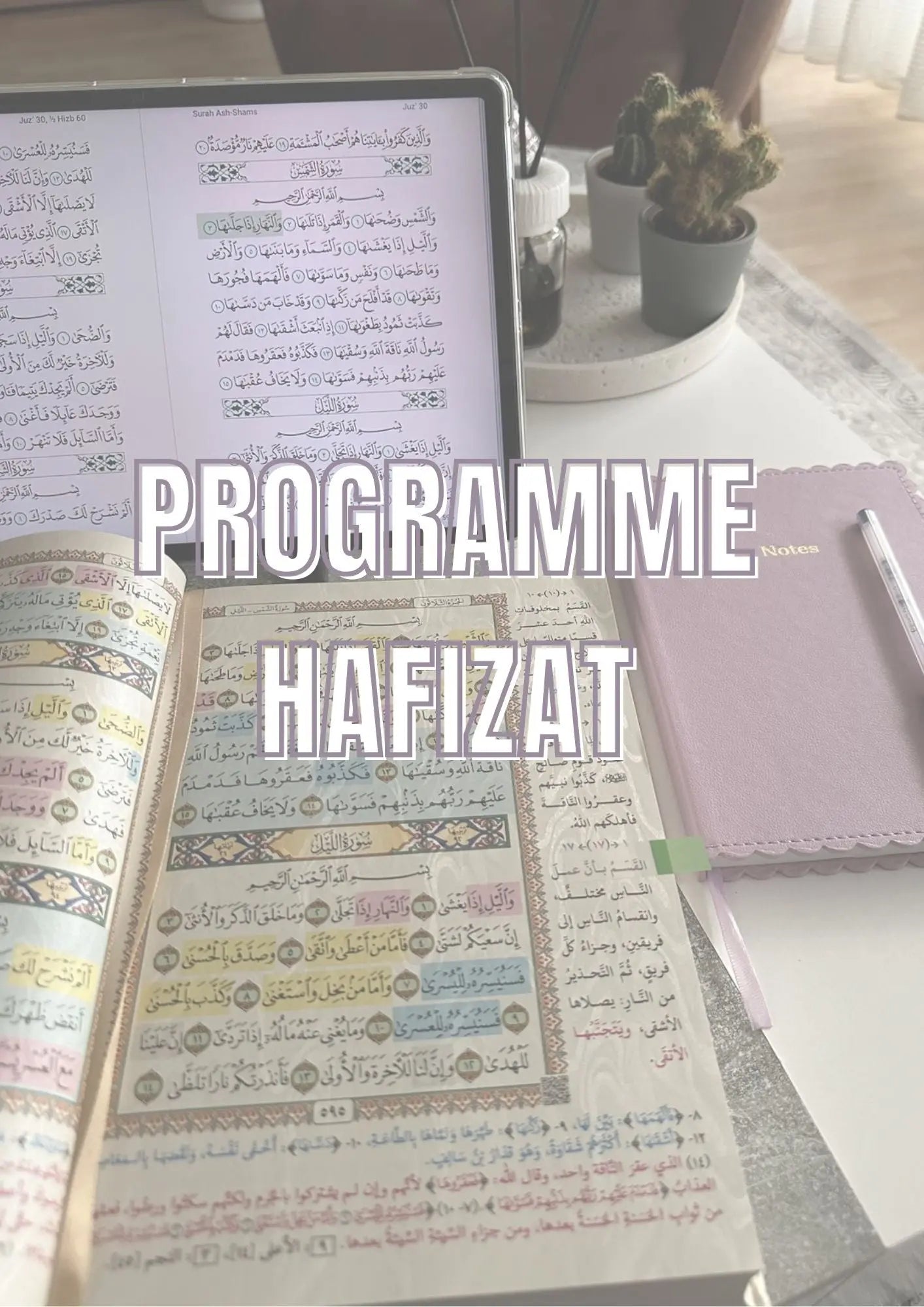Programme hafizat - COURS PRIVÉ Institut Ar Rahma