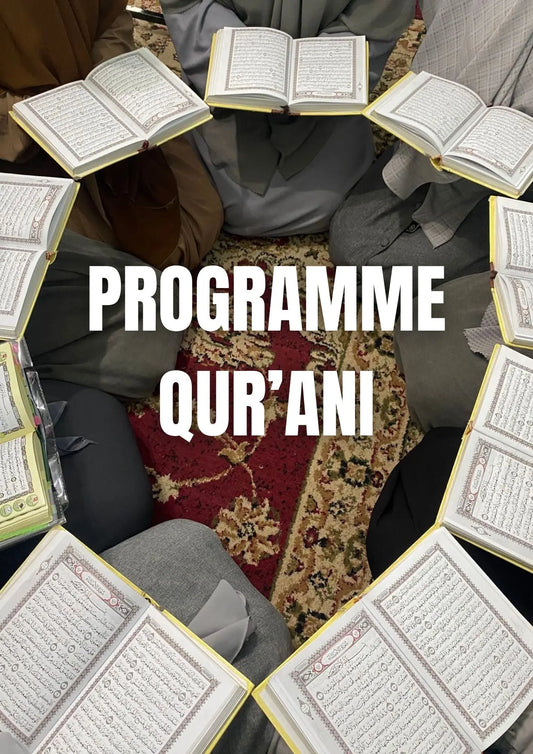 Programme qur’ani intensif 6 mois - COURS PRIVÉ - Pré-inscription Institut Ar Rahma